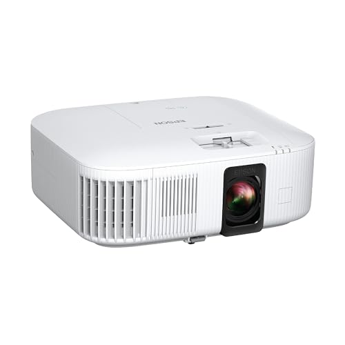 Epson Home Cinema 2350 4K PRO-UHD Smart Gaming Projector with Android TV, 3-Chip 3LCD, HDR10, HLG, 2,800 Lumens, Low Latency, 10 W Speaker, Bluetooth, Streaming Capability