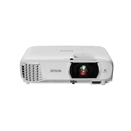 Epson Home Cinema 1100 3-Chip 3LCD Wireless 1080p Projector, Streaming with Apple AirPlay, Miracast, Home Theater/Gaming, 3,400 Lumens Color and White Brightness, Speaker, 16000:1 Contrast, 2X HDMI