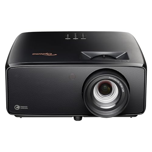 Optoma UHZ36 4K UHD Laser HDR Home Theater Projector - Black