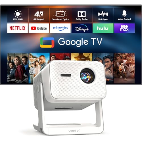 VOPLLS 【Flagship Official Licensed Google TV】Smart Outdoor 4K Projecto — Build quality and design details up close