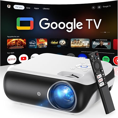 HAPPRUN Native 1080P Projector, Bluetooth Home Theater Movie Projector — Our hands-on testing setup for projector throw distance c