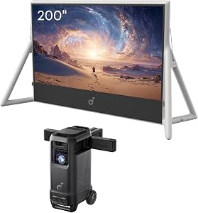 soundcore Nebula X1 Pro Mobile Theater: 4K Triple Laser Projector with 200" Silent In