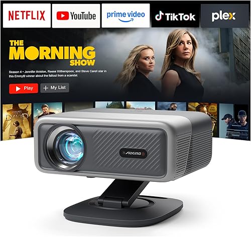 [4200 ANSI] 4K Projector with WiFi and Bluetooth,TOF Real-Time Auto Fo — Build quality and design details up close