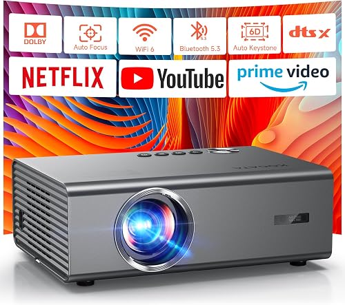 4K Projector with Built-in Apps, 1500ANSI Auto Focus&6D Keystone Dolby — Our hands-on testing setup for how to connect surround so