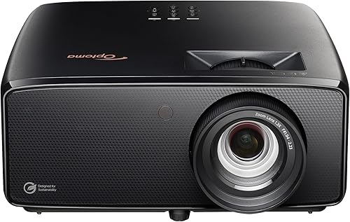 Optoma UHZ36 4K UHD Laser HDR Home Theater Projector - Black — Build quality and design details up close
