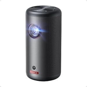 NEBULA Capsule 3 GTV Portable Mini Projector, Netflix Officially Licensed, 1080P Smart Pro