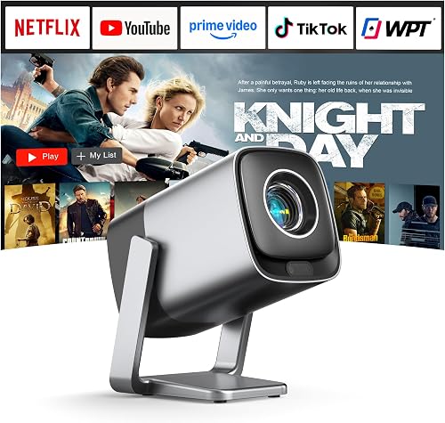 [Compatible with Netflix & TOF Real-time Focus] Mini Projector with Wi — Real-world performance testing in action