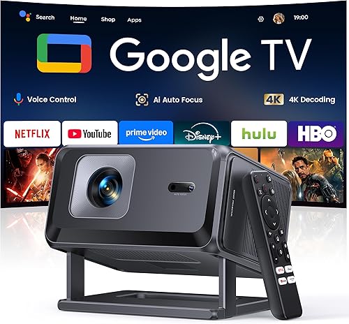 Smart Projector [Bundled with Google TV Stick & 4K Support] with WiFi — Real-world performance testing in action